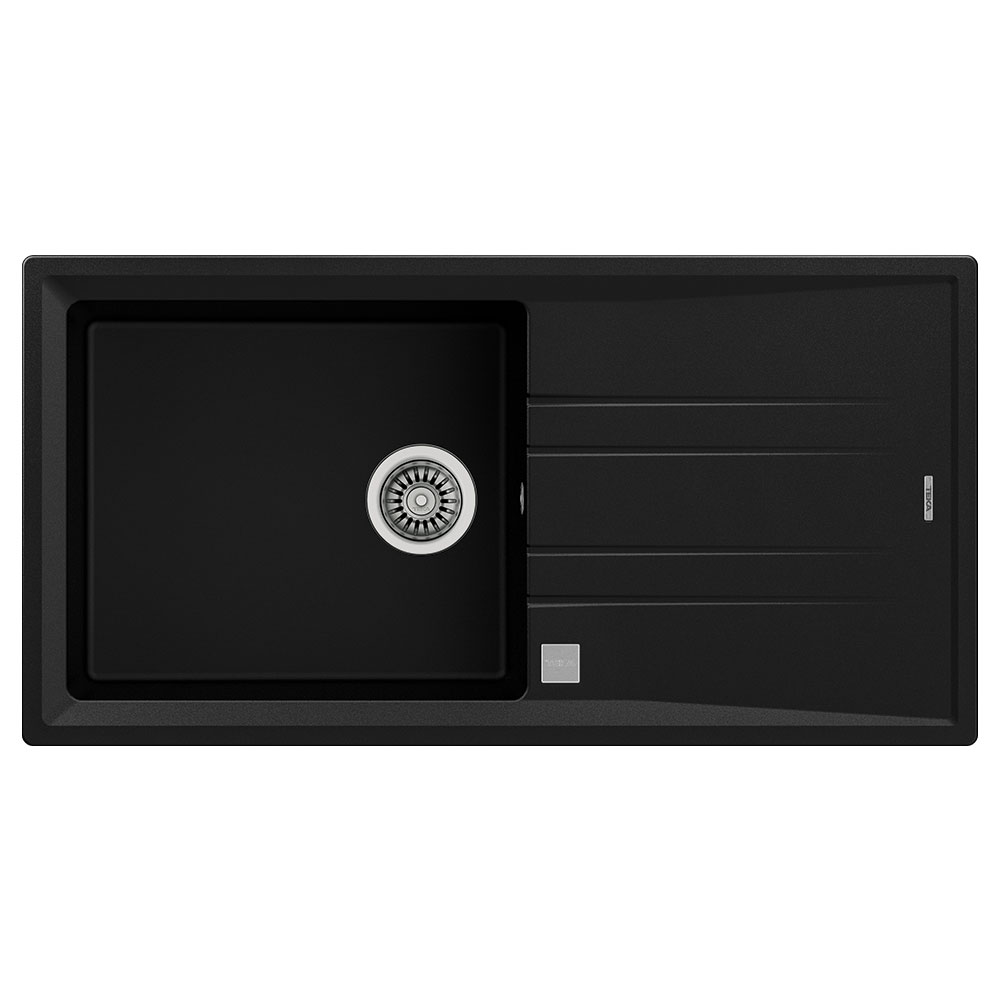 Teka Maestro Stone 60 L-TG Karbon 1000x510mm Tek Hazneli Tek Damlalıklı Tegranite Evye