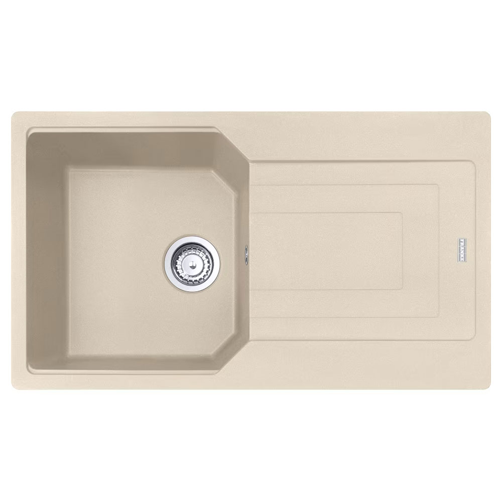 Franke Urban UBG 611-86 Avena Tezgah Üstü 860x500mm Tek Gözlü Damlalıklı Eviye