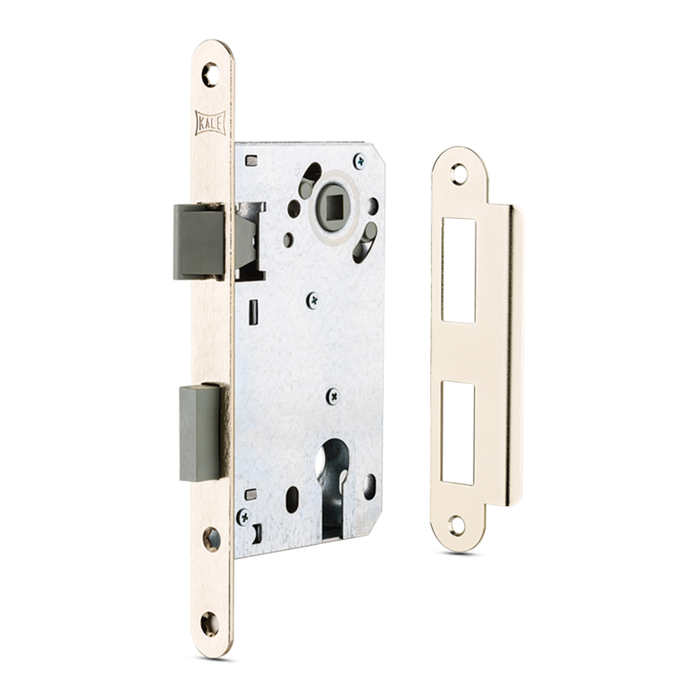 Kale 222-008 Sessiz Seri, Silindirli Gömme Kilit Siyah (Plastik Mandal&amp;Sürgü)