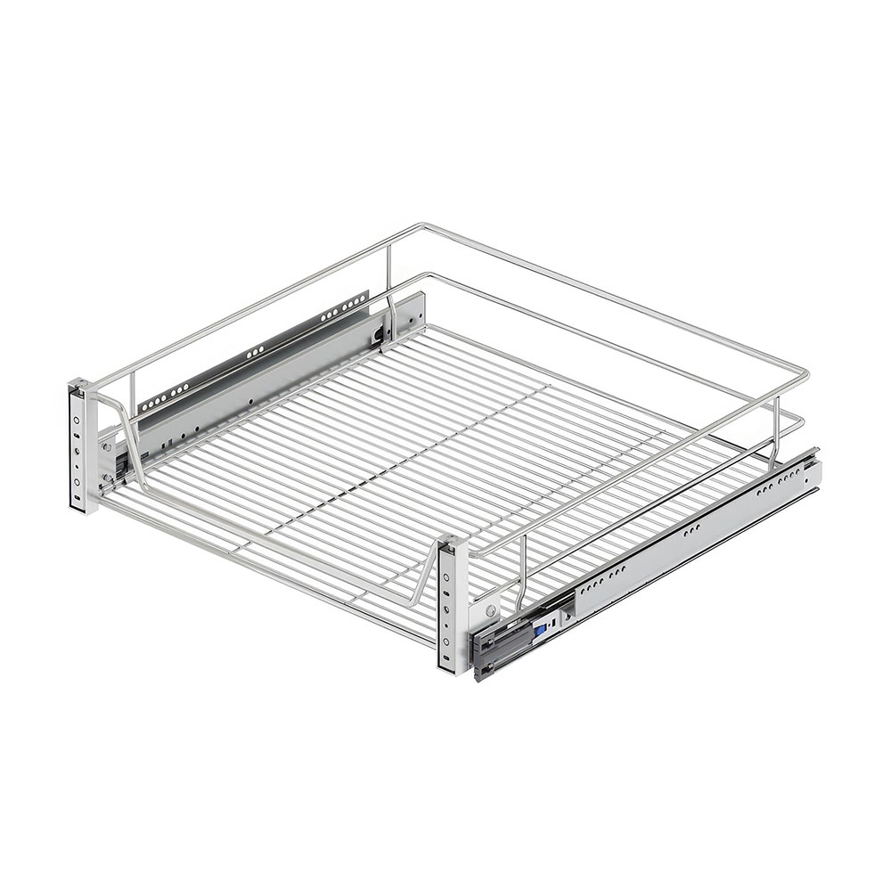 Starax S-2060-C Kapağa Monte Teleskopik Raylı Çekmece Krom 50 cm.