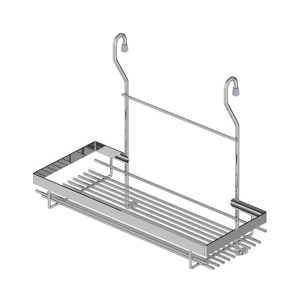 Starax S-4004-C Klasik Tek Büyük Raflı Baharatlık, Krom