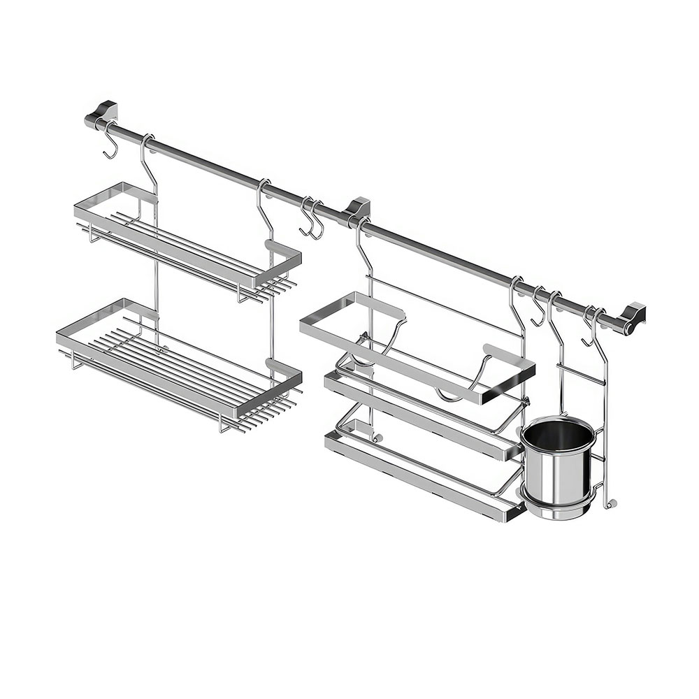 Starax S-4500-C Set Arası Tekli Mutfak Düzenleyici Organizer Krom