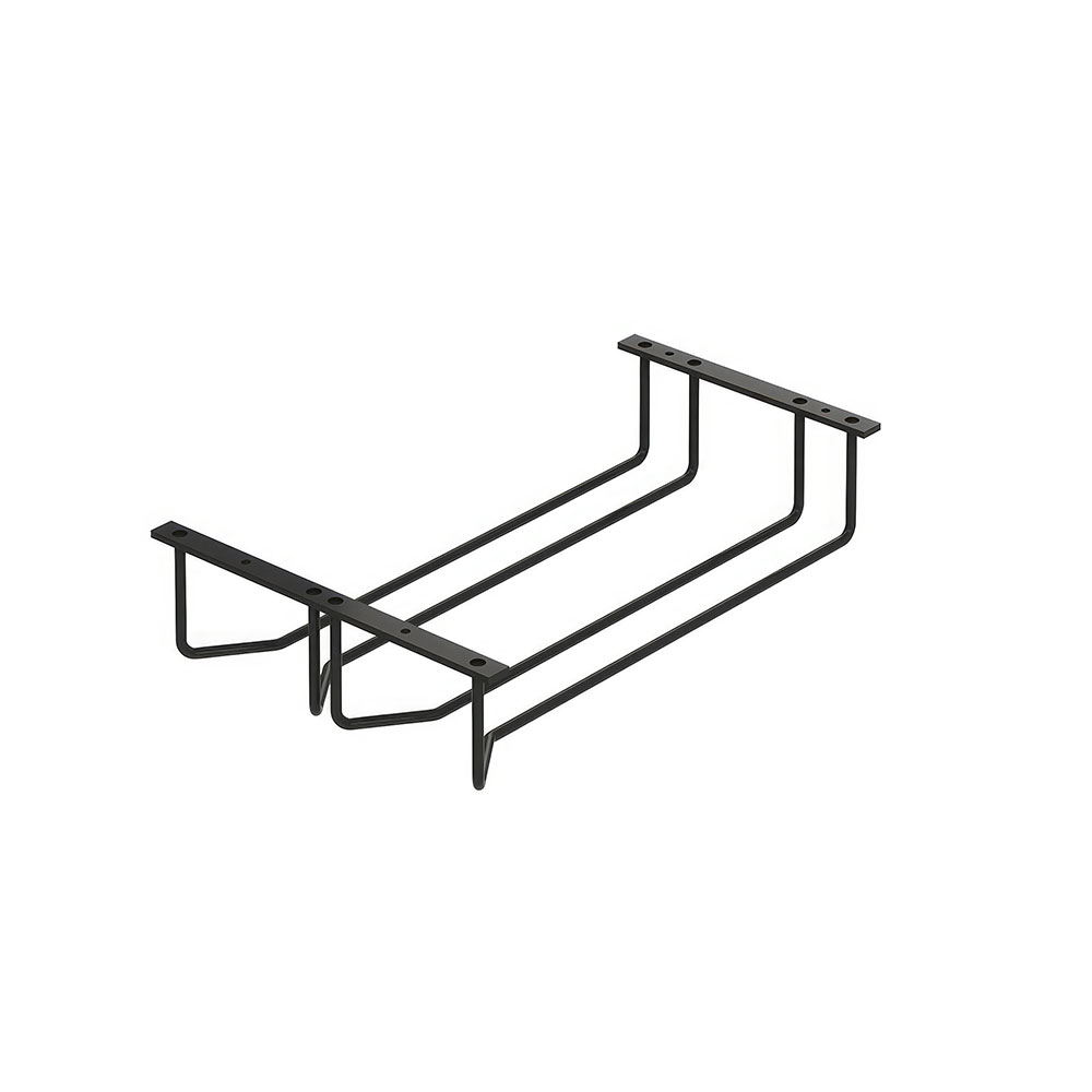 Starax S-4043-A Kadeh Askısı, 4 Bölmeli Antrasit 46x35,5x7 cm