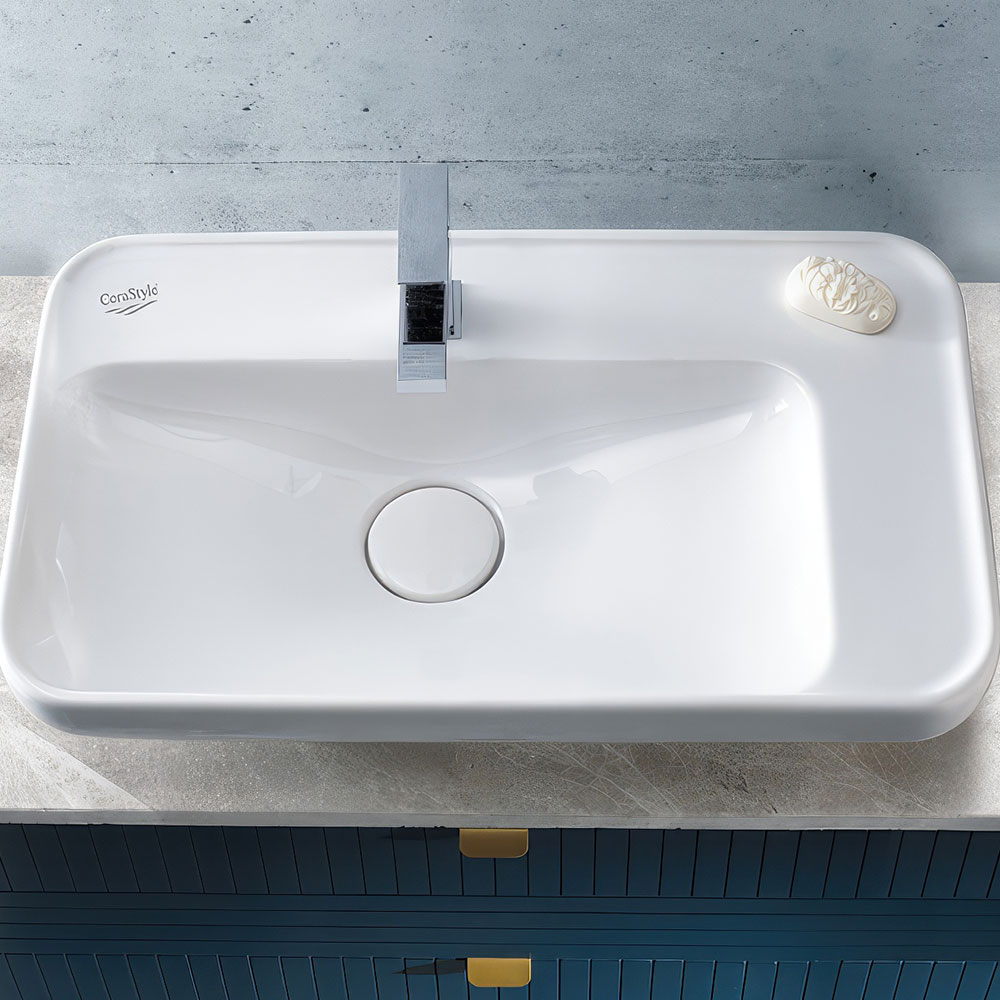 Cerastyle 072300-U Lal 70 Lavabo ,Beyaz, 70x42 cm.