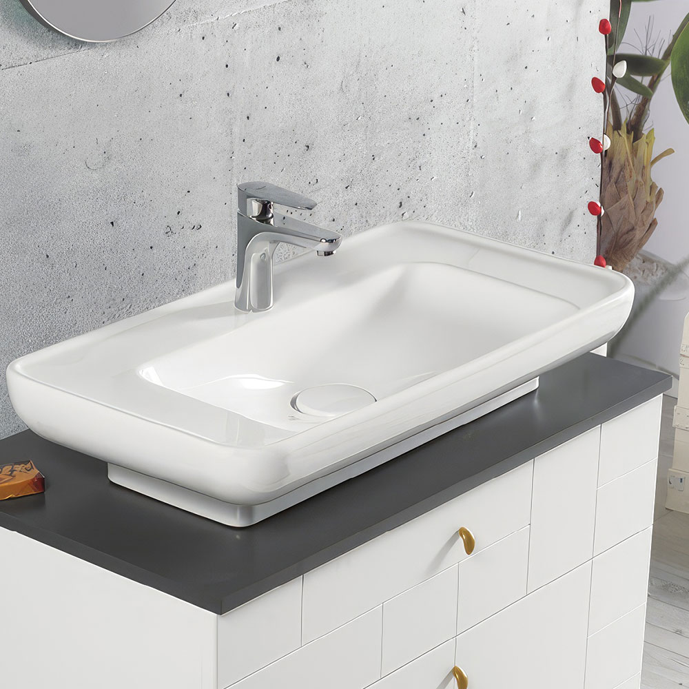 Cerastyle 072400-U Lal 80 Lavabo Beyaz 80x42 cm.