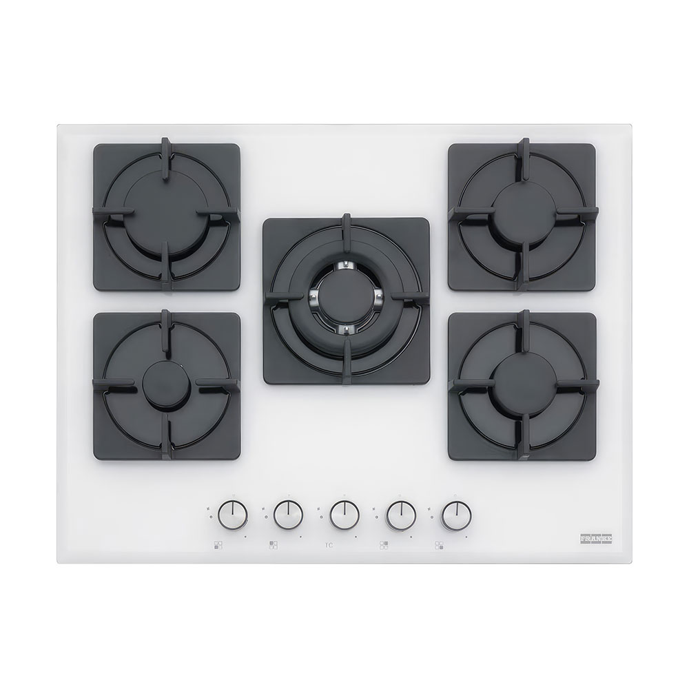 Franke FHNS 705 4G TC WH C White Glass 5 Gözlü Gazlı Cam Ocak