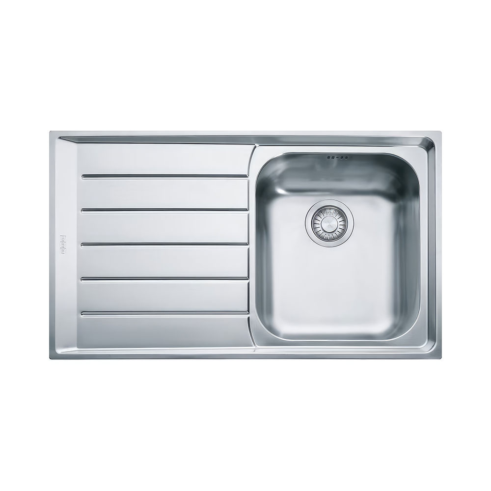 Franke Neptune NET 611-86 Microdekorlu Tezgah Üstü 860x510mm Tek Gözlü Sol Damlalıklı