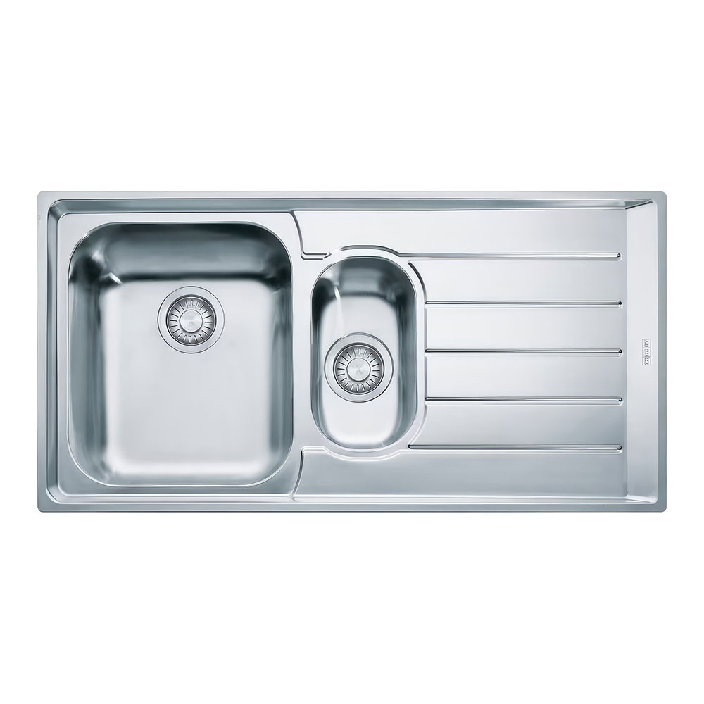 Franke Neptune NEX 651 Inox Tezgah Üstü 1000x510mm 1,5 Gözlü Sağ Damlalıklı