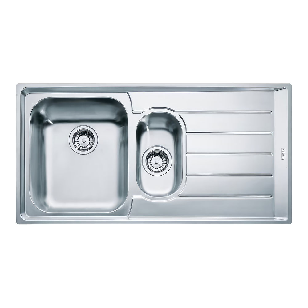 Franke Neptune NEX 251-100 Inox Tezgah Üstü ve Tezgaha Sıfır 1004x514mm 1,5 Gözlü Sağ Damlalıklı