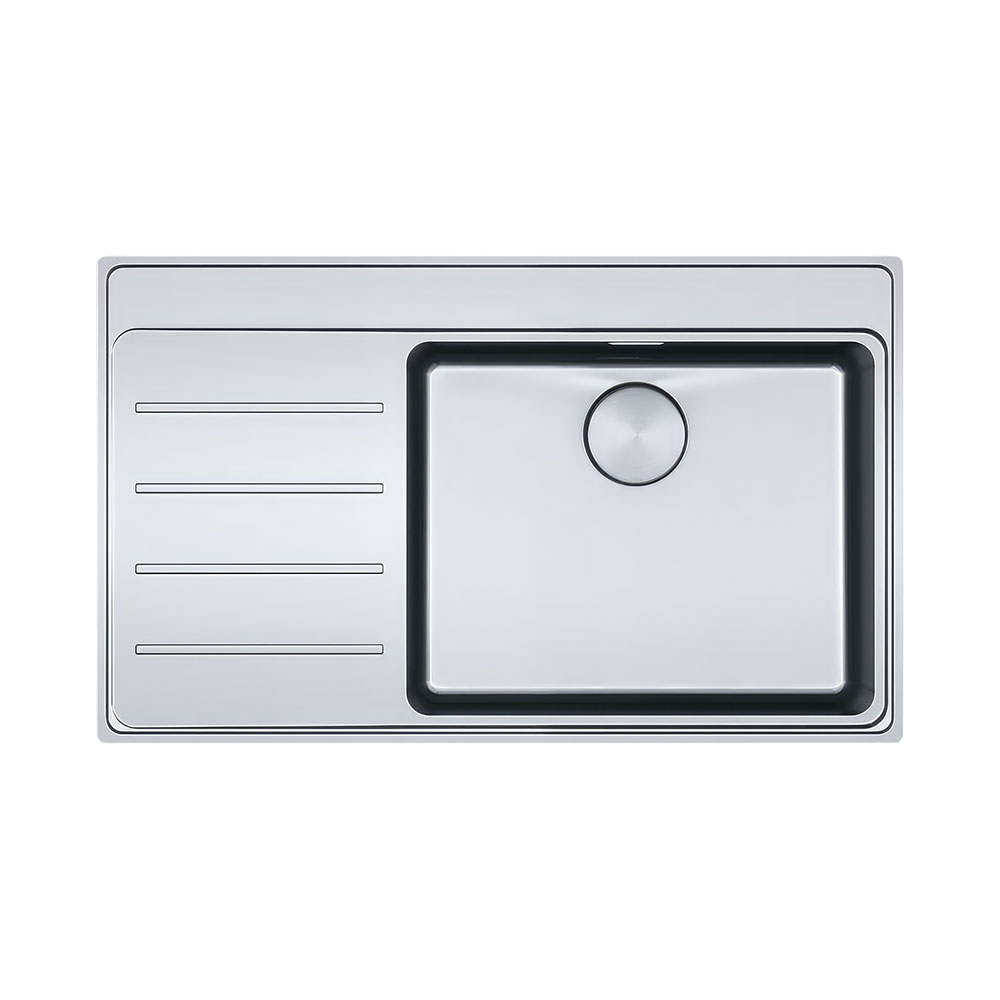 Franke Mythos MYX 211-86 TPI Inox Tezgah Üstü ve Tezgaha Sıfır 860x520mm Tek Gözlü Sol Damlalıklı