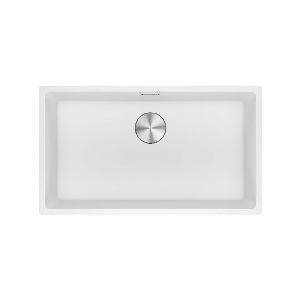 Franke Maris MRG 110-72 Bianco Tezgah Altı 753x433mm Granit Eviye