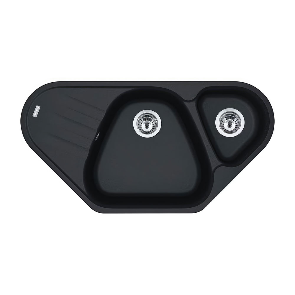 Franke Antea AZG 651-96 Nero Tezgah Üstü 960x500mm Köşe Granit Eviye