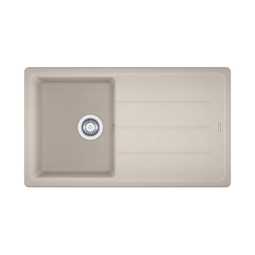 Franke Basis BFG 611-86 Sahara Tezgah Üstü 860x500mm Tek Gözlü Damlalıklı Granit Eviye