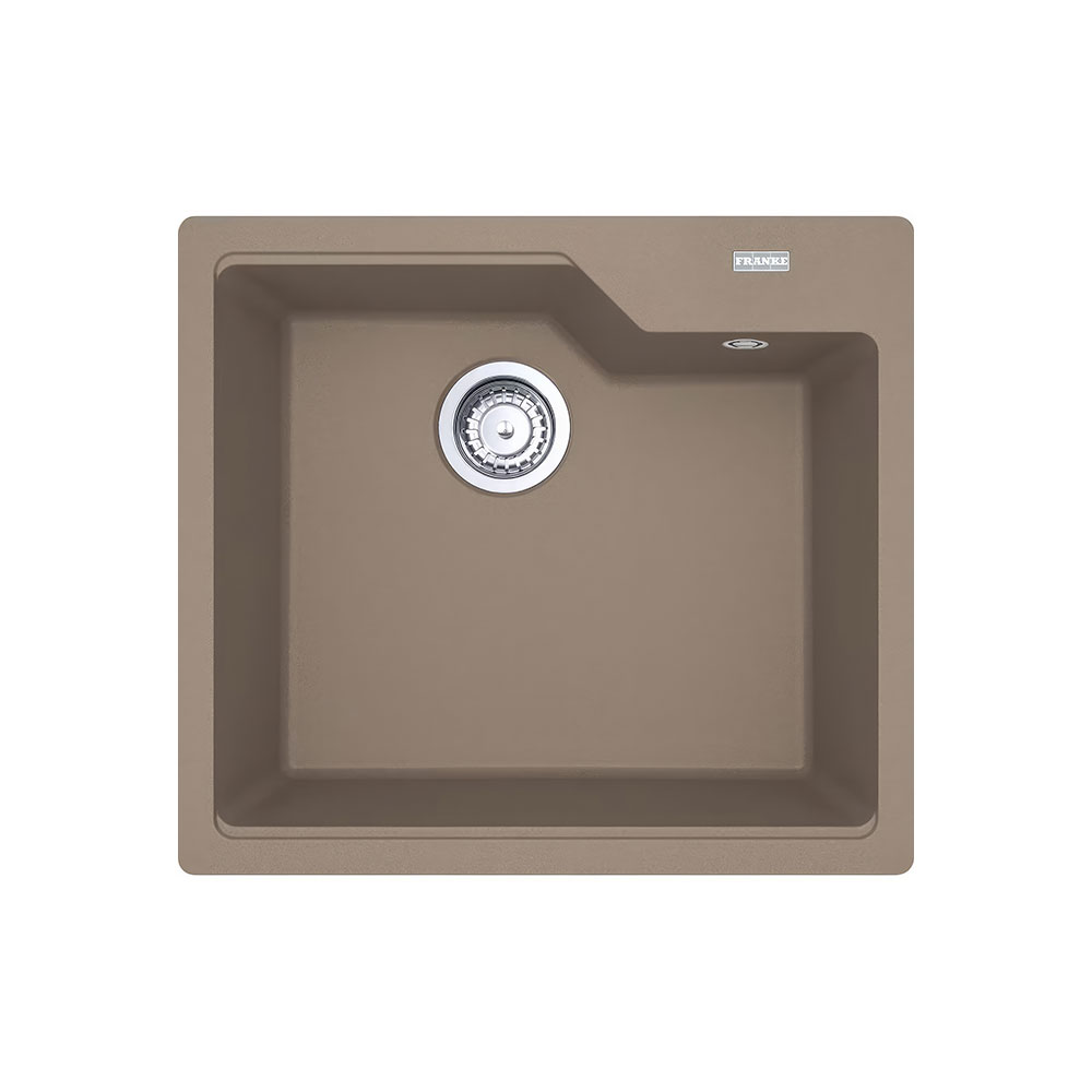 Franke Urban UBG 610-50 Oyster Tezgah Üstü 560x500mm Tek Gözlü Granit Eviye