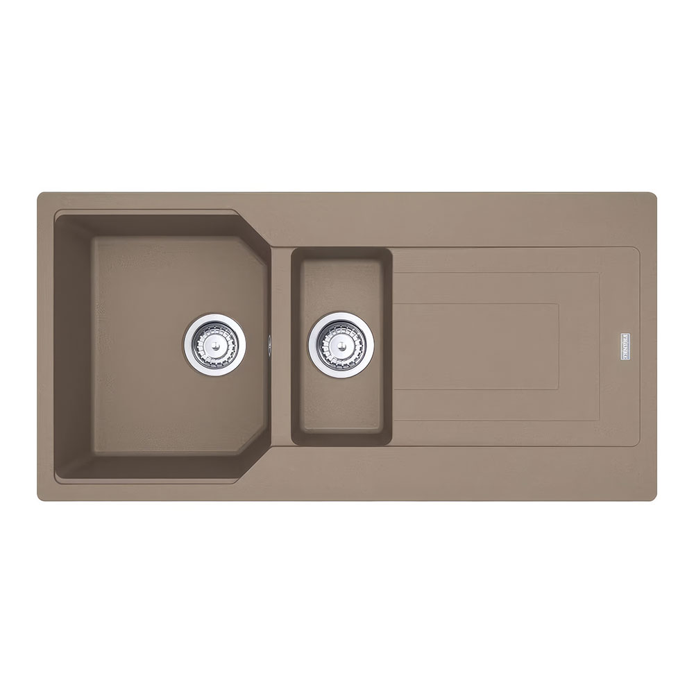 Franke Urban UBG 651-100 Oyster Tezgah Üstü 1000x500mm 1,5 Gözlü Damlalıklı Eviye