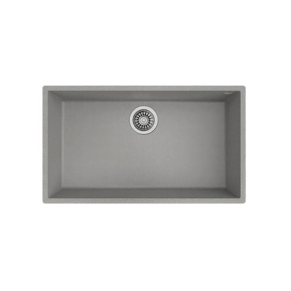 Teka Maestro Square 72.40 TG Stone Grey, Tek Hazneli Tezgahaltı Tegranite Eviye