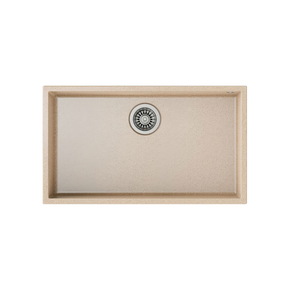 Teka Maestro Square 72.40 TG Avena Bej, Tek Hazneli Tezgahaltı Tegranite Eviye