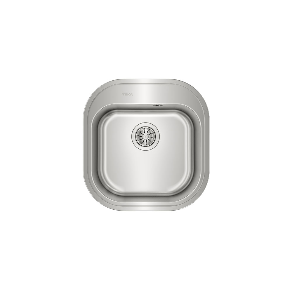 Teka Total Stylo 1B Tek Hazneli Tezgahüstü Mikroketen Yüzeyli Paslanmaz Çelik Eviye