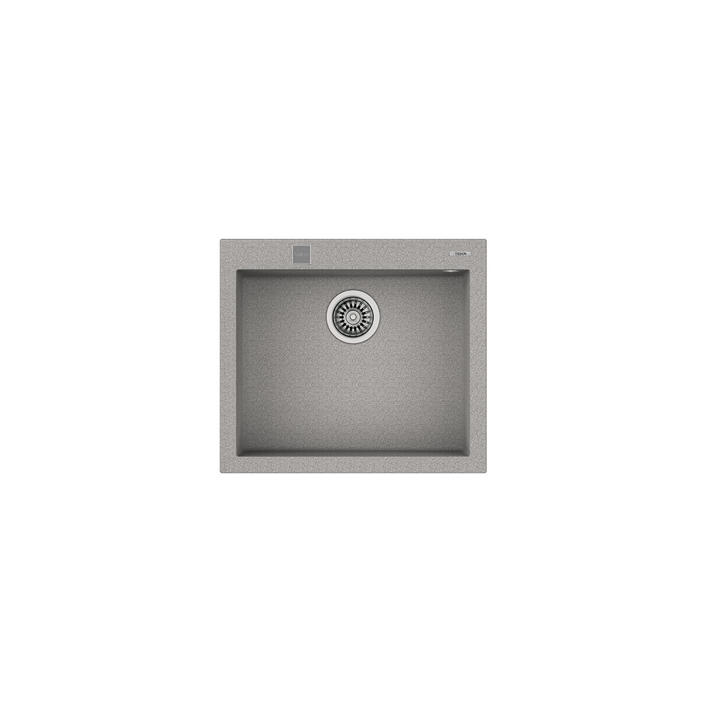 Teka Maestro Forsquare 50.40 TG Stone Grey, Tek Hazneli Tezgahüstü Tegranite + Eviye