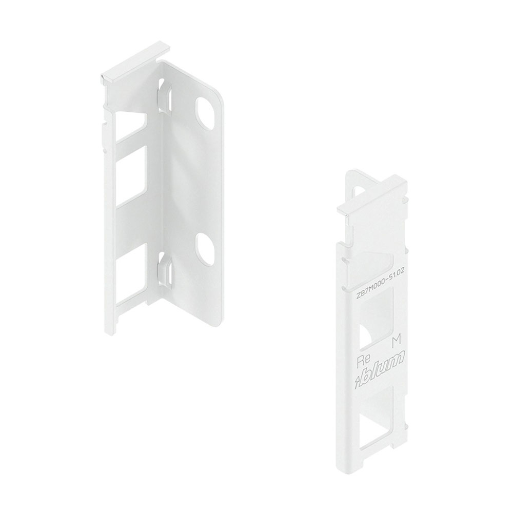 Blum ZB7M000S R+L Legrabox M Ahşap Arkalık Bağlantı İpek Beyazı