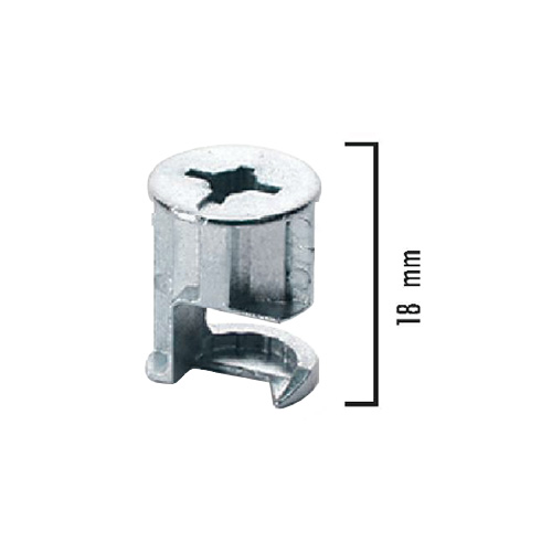 Ayder A0524 Minifix Gövde 18x15mm Çinko