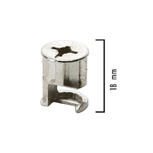 Ayder A0524-1 Minifix Gövde 18x15mm Nikel