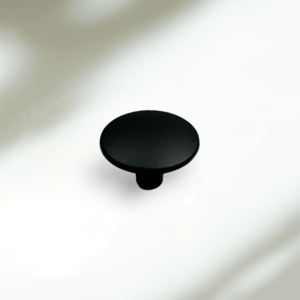 Ergin Mantar Düğme Kulp Ø30mm Siyah