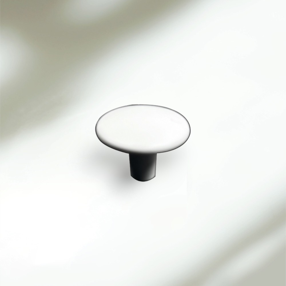 Ergin Mantar Düğme Kulp Ø30mm Beyaz