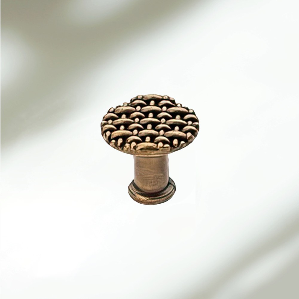 Ayder R0801-1 Hasır Düğme Kulp Antik Sarı