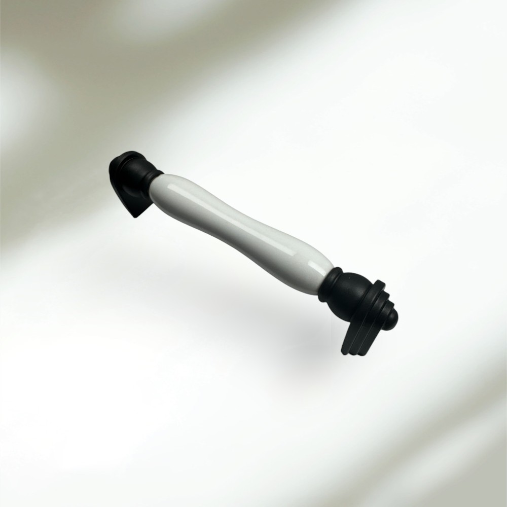 Umut Model 2543 Porselen Çekme Kulplar 128 - 160 mm. Siyah