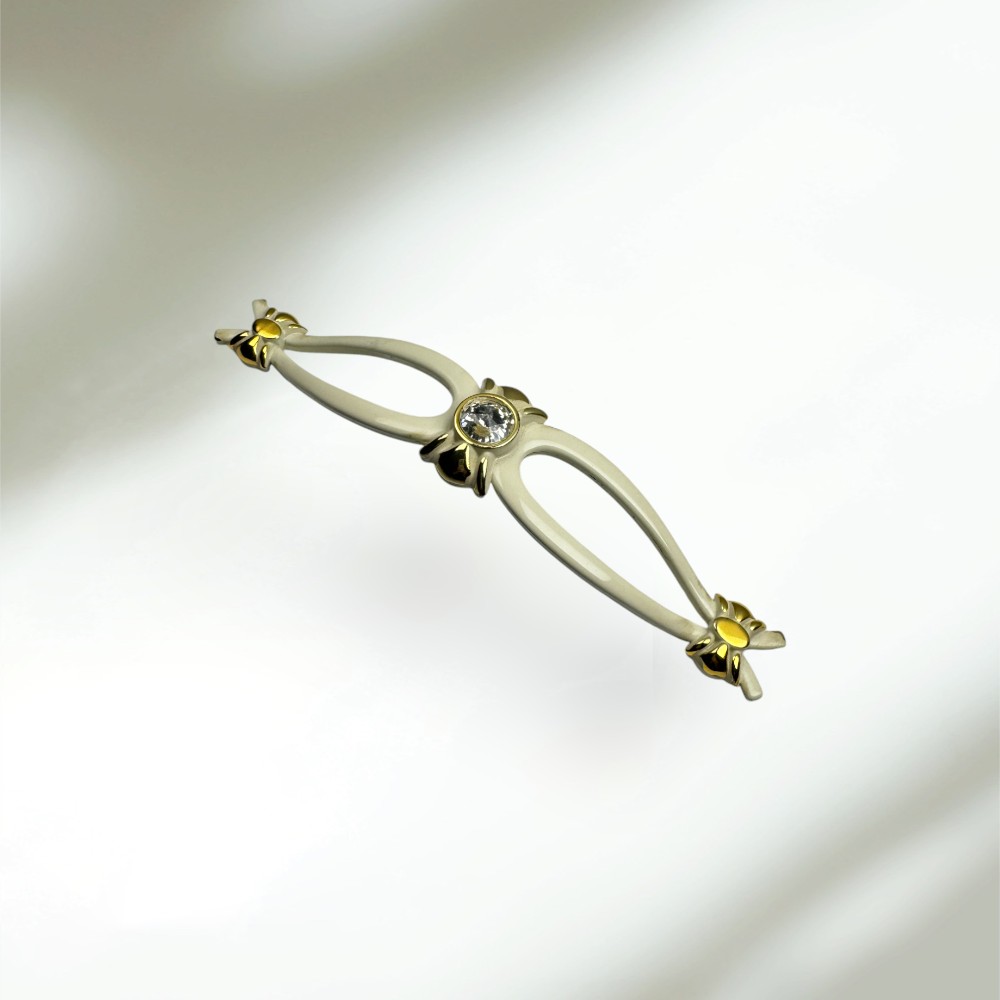 Umut Model 274 Çekme Kulp 160 mm. Krem-Altın