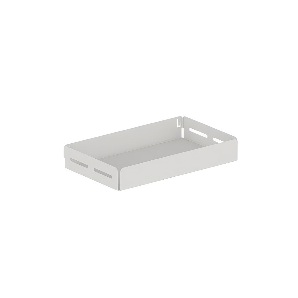 Starax S-1233-UB-W Unique Box İkiz Kiler Sepeti Beyaz Büyük 45 cm.