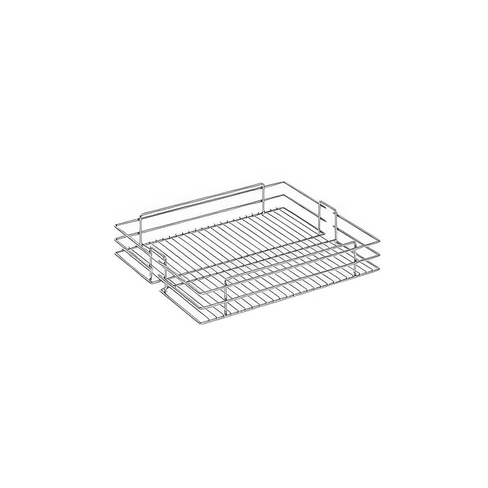 Starax S-1831-C Frenli Kiler Tel Hasır Sepeti Krom 30 cm.