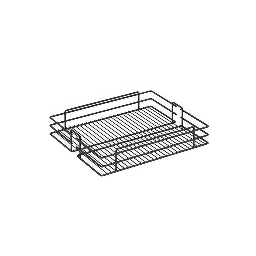 Starax S-1833-A Frenli Kiler Tel Hasır Sepeti Antrasit 40 cm.