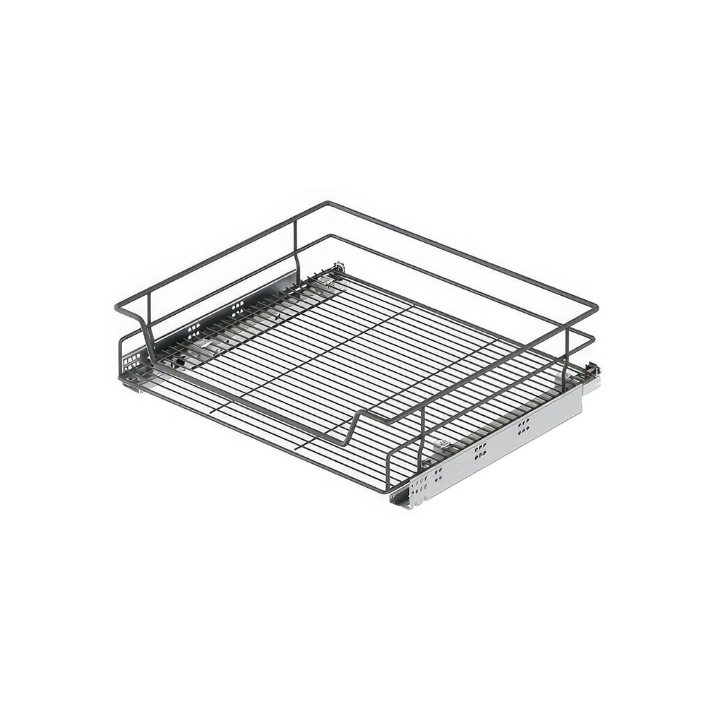Starax S-2334-A Bağımsız Çift Açılım Gizli Raylı Çekmece Antrasit 50 cm.