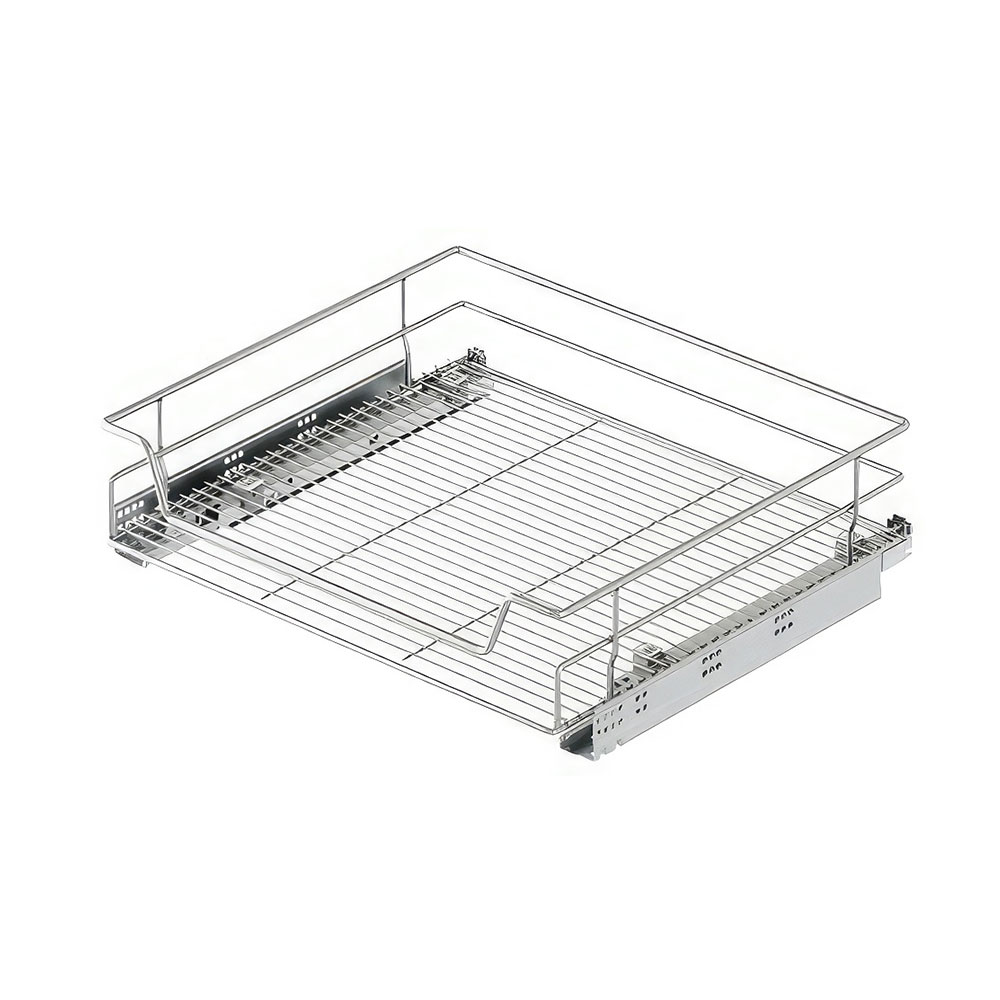 Starax S-2337-C Bağımsız Çift Açılım Gizli Raylı Çekmece Krom 70 cm.