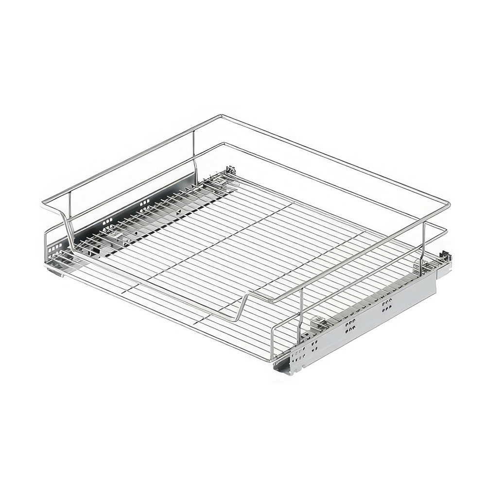 Starax S-2338-C Bağımsız Çift Açılım Gizli Raylı Çekmece Krom 80 cm.