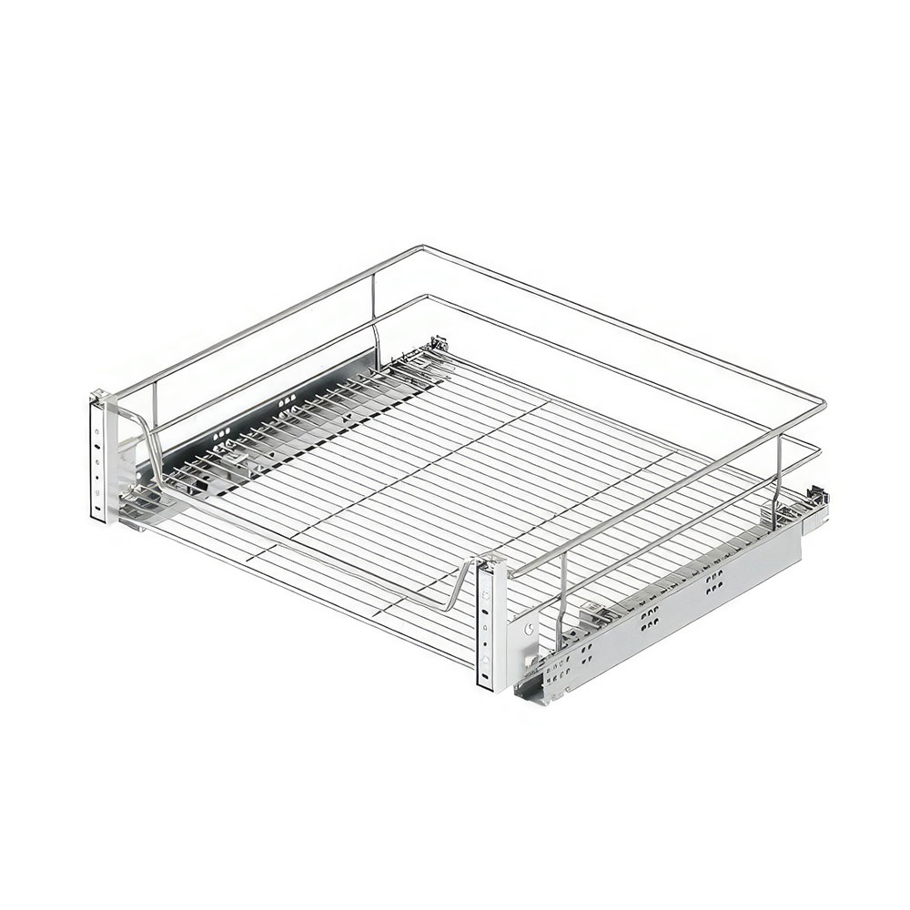 Starax S-2347-C Kapağa Monte Çift Açılım Gizli Raylı Çekmece Krom 70 cm.