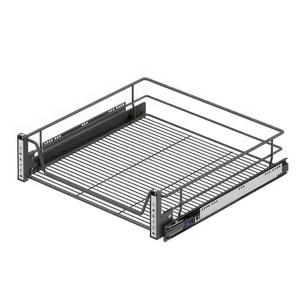 Starax S-2073-A Kapağa Monte Teleskopik Raylı Çekmece Antrasit 90 cm.