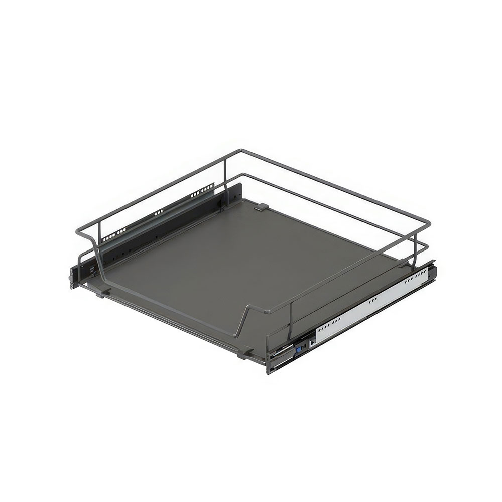 Starax S-2311-A Ahşap Tabanlı Bağımsız Teleskopik Raylı Çekmece Antrasit 55 cm.