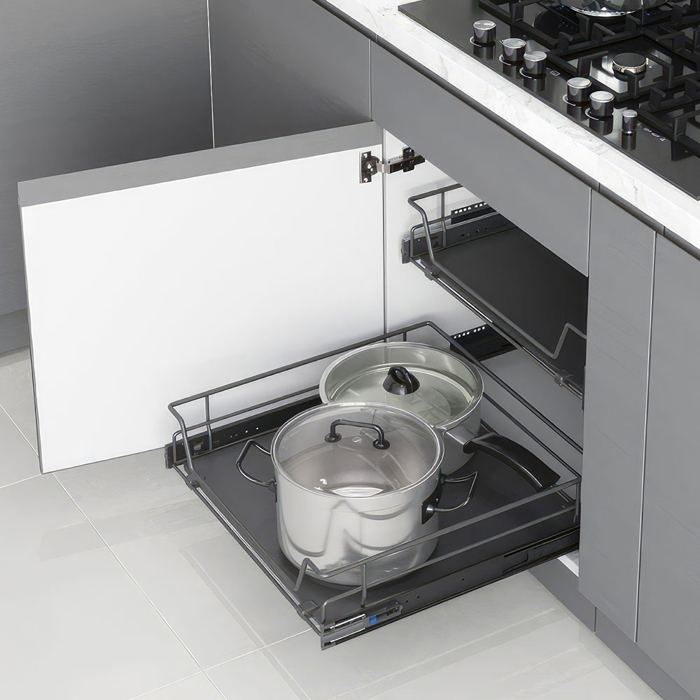 Starax S-2322-A Ahşap Tabanlı Bağımsız Teleskopik Raylı Çekmece