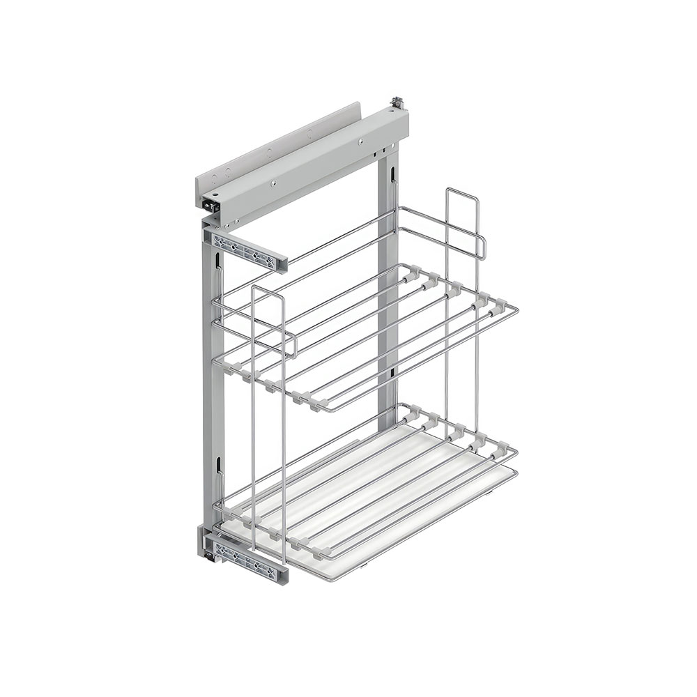 Starax S-2895-C Yandan Gizli Raylı Tepsilik Sağ Krom 30 cm.