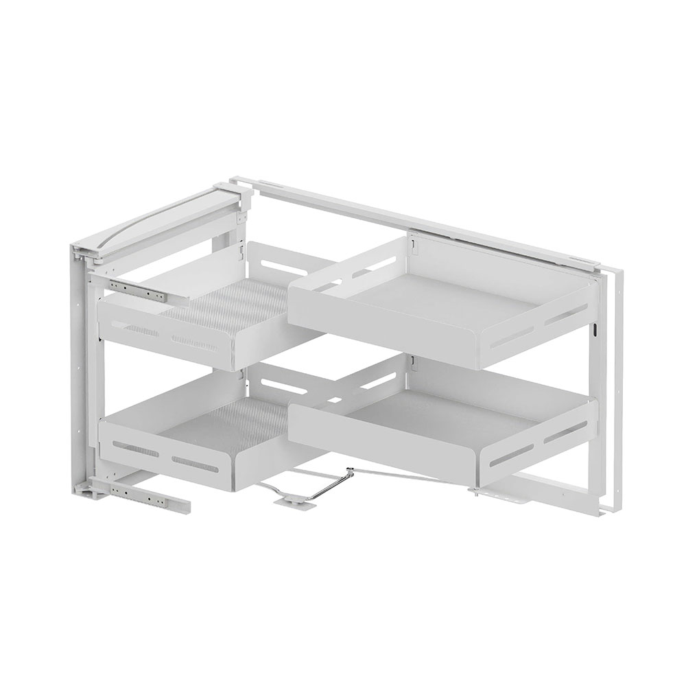 Starax S-3071-UB-W Unique Box Kapağa Monte Kör Köşe Mekanizması Sol Beyaz 50 cm.