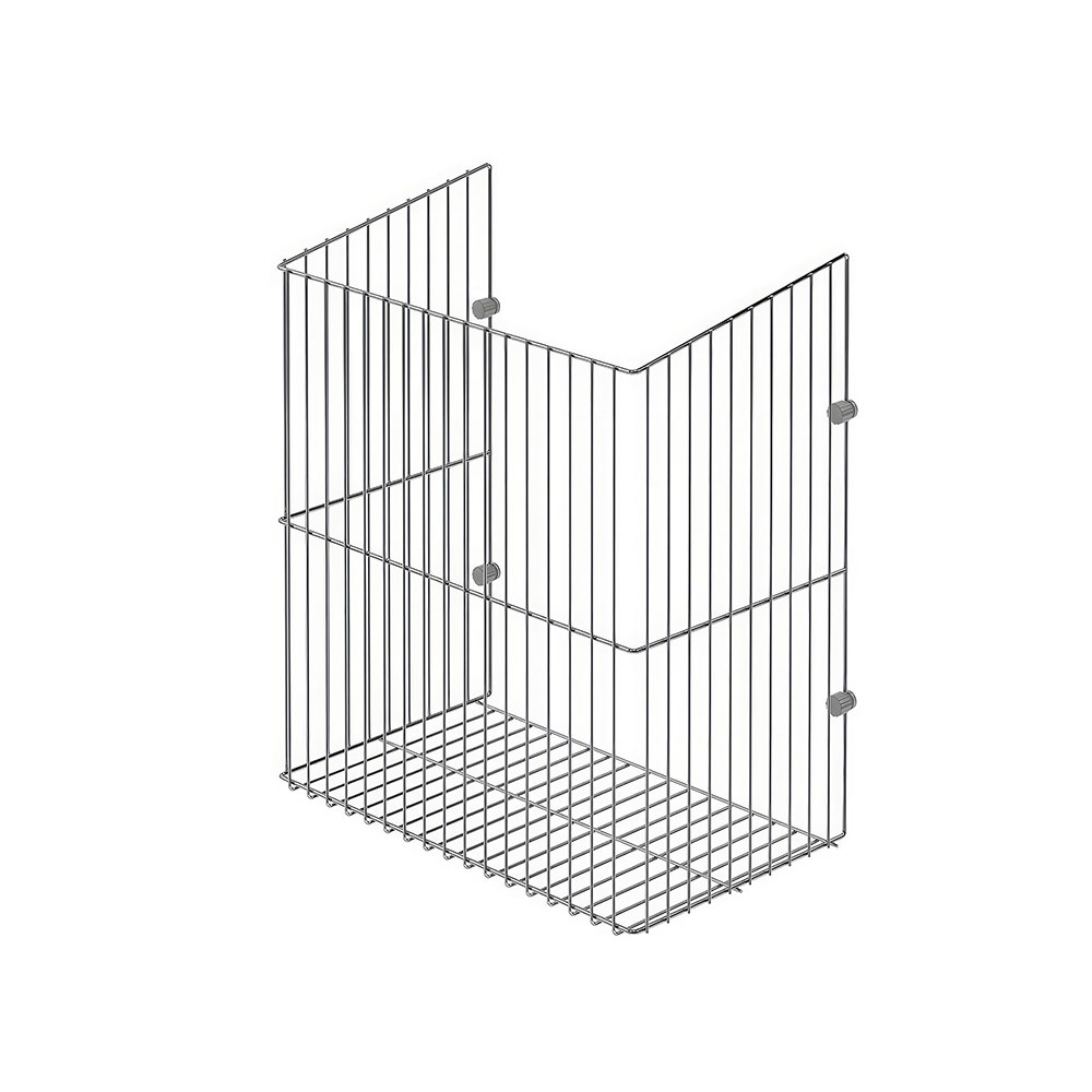 Starax S-8013-C Kapağa Monte Çamaşır Sepeti Krom 40 cm