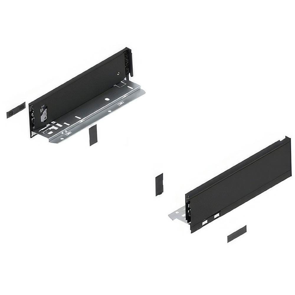Blum 770M4002S Legrabox Pure M Çekmece Yanı Sağ+Sol Karbon Siyah 400mm