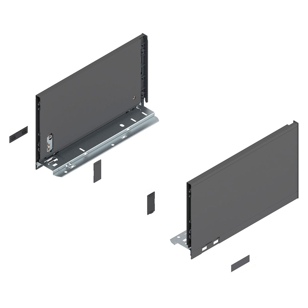 Blum 770C3502S Legrabox Pure C Çekmece Yanı Sağ+Sol, 350mm Orion Gri