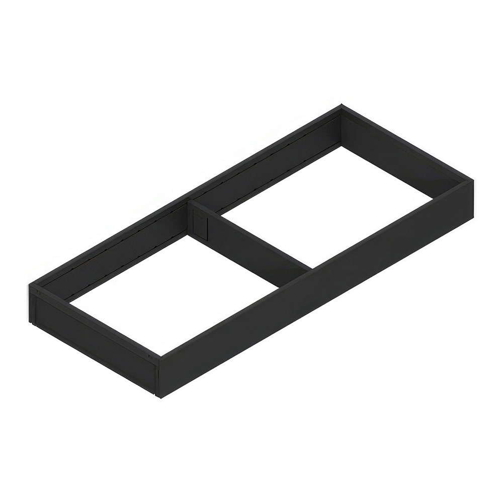 Blum ZC7S500RS2 Ambia-Line M Bölümlendirme Çerçeve 200x500mm Carbon Siyah