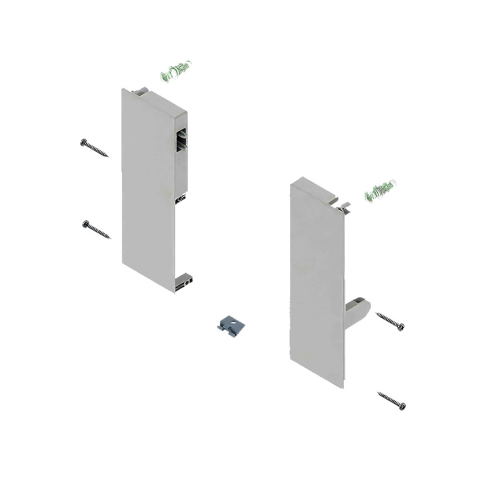 Blum ZIF.76C0 TDBX Antaro C Yükseklik İç Çekmece Ön Bağlantı Sağ/Sol Gri