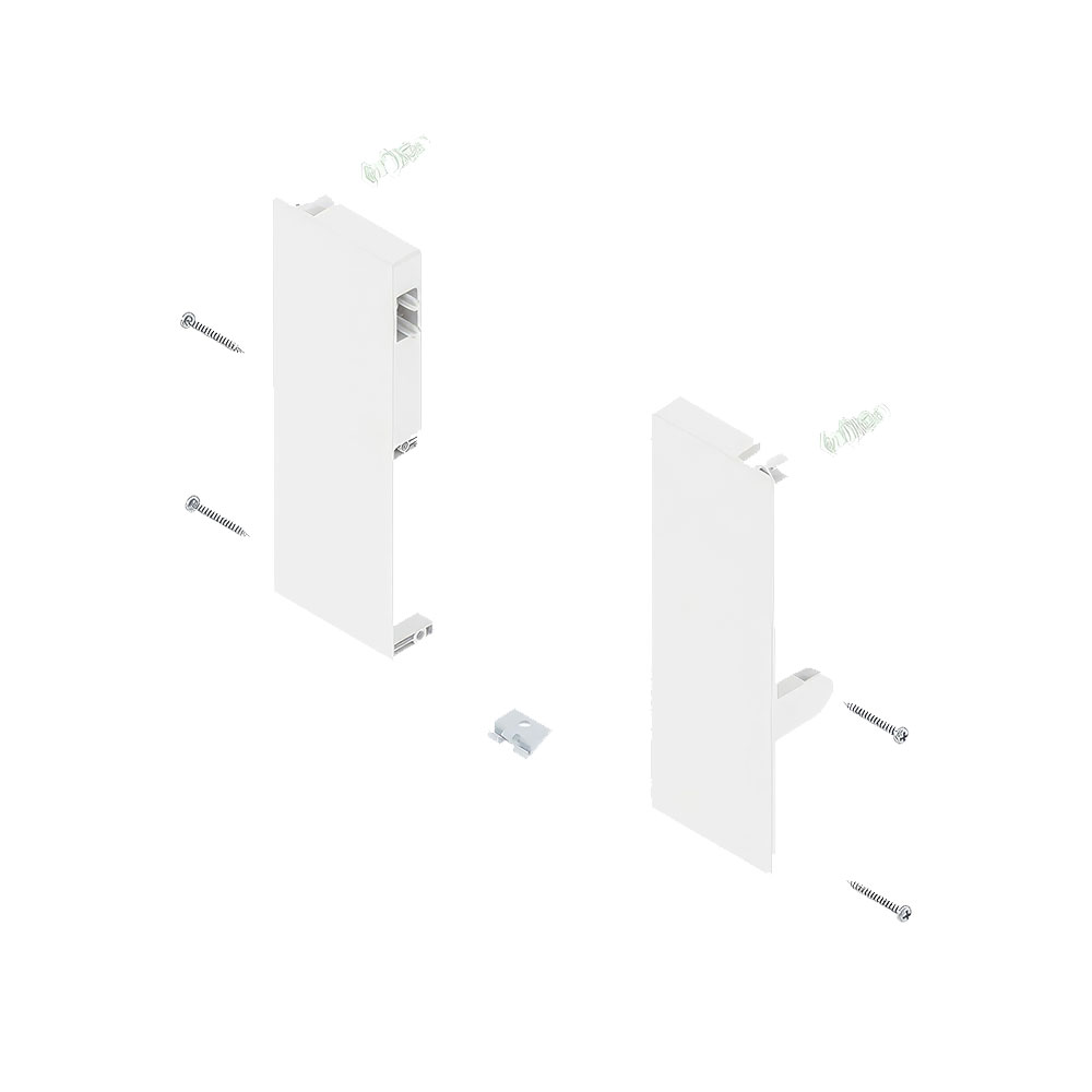 Blum ZIF.76C0 TDBX Antaro C Yükseklik İç Çekmece Ön Bağlantı  Sağ/Sol İpek Beyazı