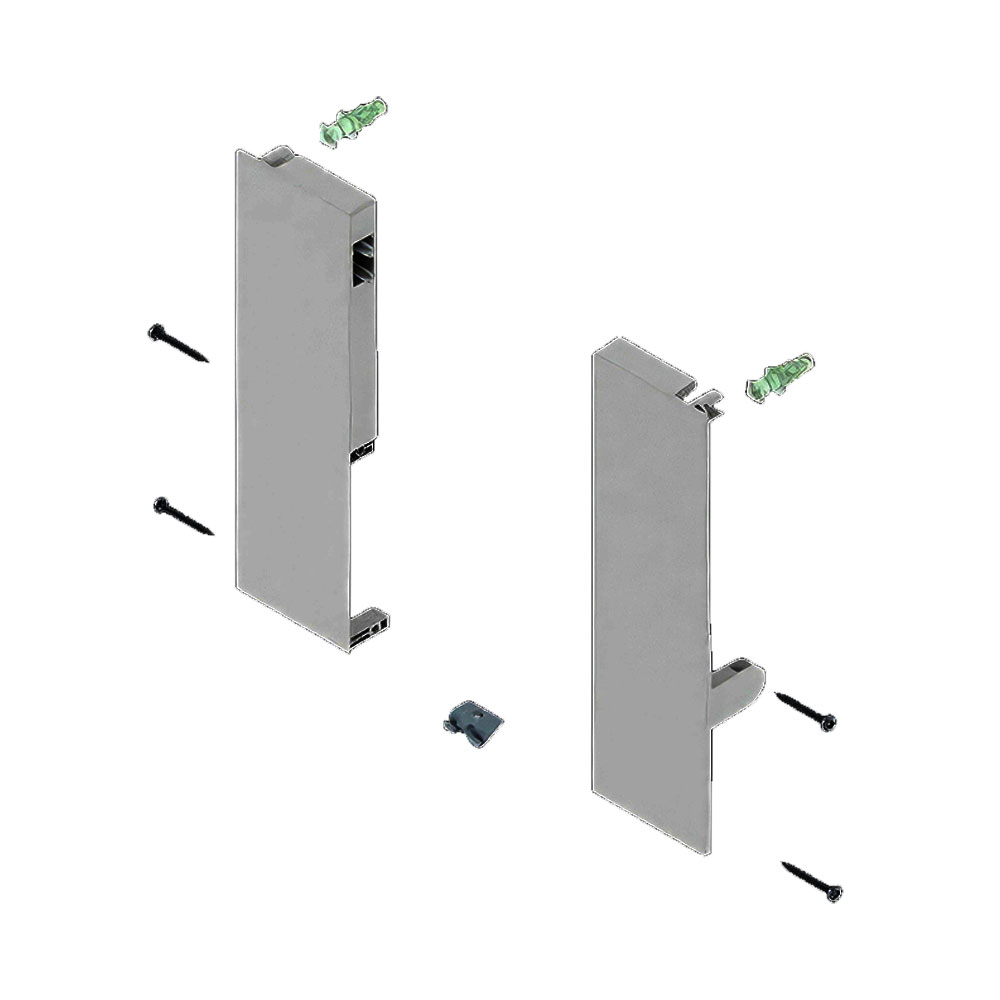 Blum ZIF.76D0 TDBX Antaro D Yükseklik İç Çekmece Ön Bağlantı Sağ/Sol Gri